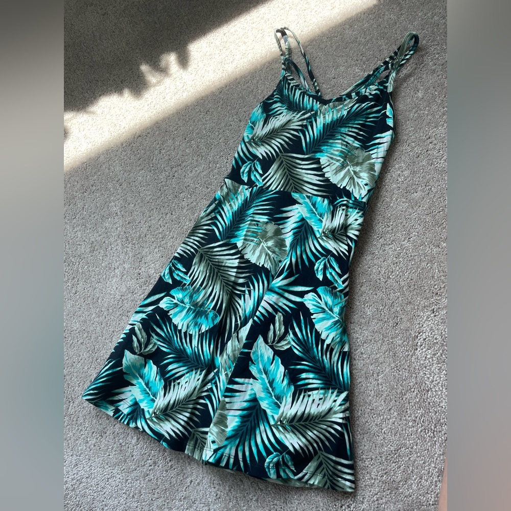 Strappy palm dress